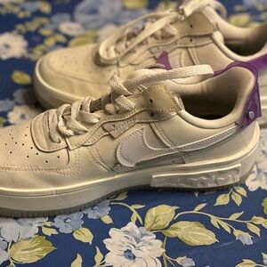 Glow in the dark Nike Air Forces (Have a Good Day)